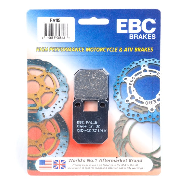EBC  “X” Series Moto-X Sport & Enduro Brake Pad Organic