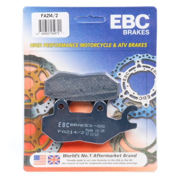 EBC  “X” Series Moto-X Sport & Enduro Brake Pad Organic