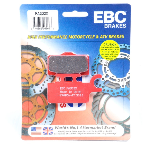 EBC  “X” Series Moto-X Sport & Enduro Brake Pad Organic