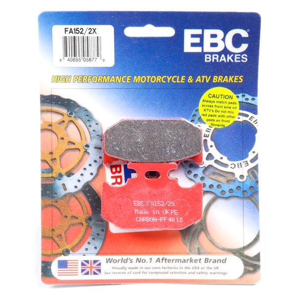 EBC  “X” Series Moto-X Sport & Enduro Brake Pad Organic