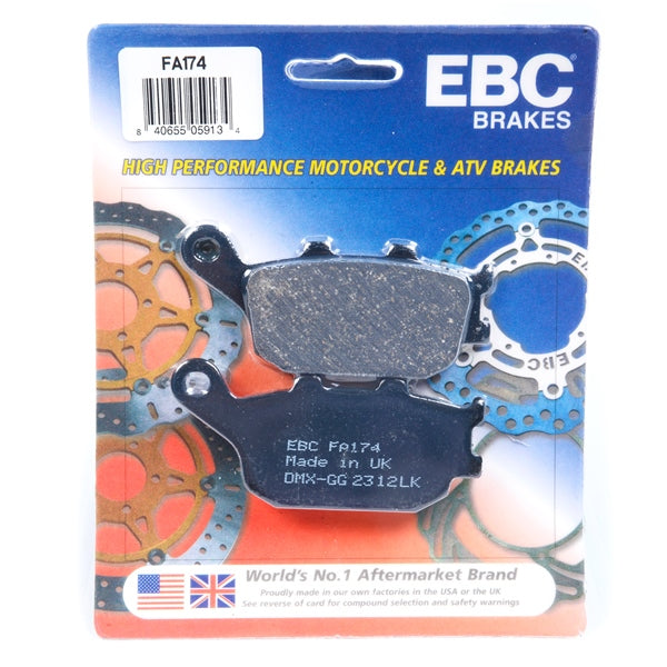 EBC  “X” Series Moto-X Sport & Enduro Brake Pad Organic