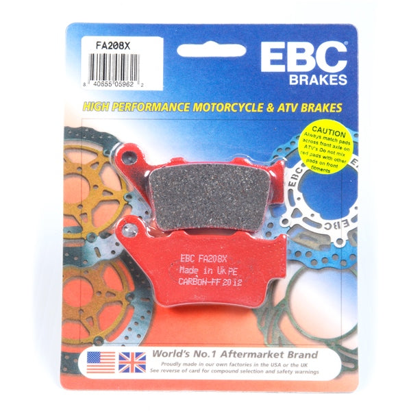 EBC  “X” Series Moto-X Sport & Enduro Brake Pad Organic