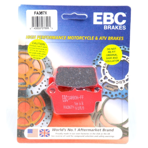 EBC  “X” Series Moto-X Sport & Enduro Brake Pad Organic