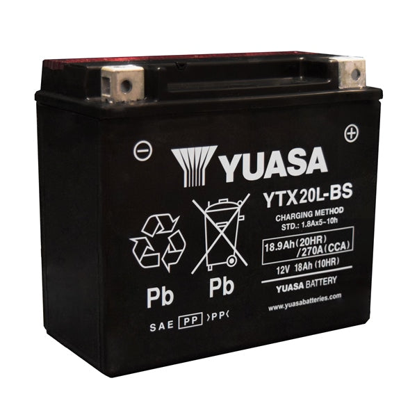 Yuasa Battery Maintenance Free AGM YTX20L-BS