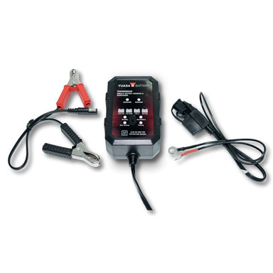 Yuasa 900 mAMP Automatic Battery Charger & Maintener YUA900MACH - 010343