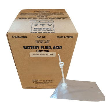Yuasa Acid Bottle 5 Gallon