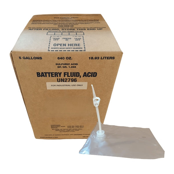 Yuasa Acid Bottle 5 Gallon
