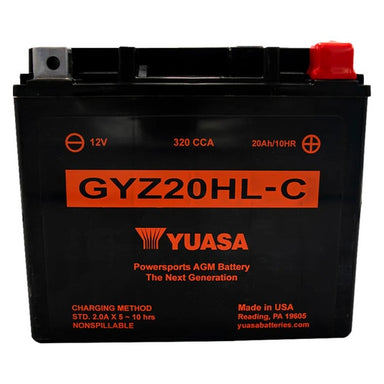 Yuasa Battery Maintenance Free AGM High Performance GYZ20HLC