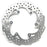 DRC/ZETA/UNIT Standard ZIGRAM Brake Rotor Fits KTM, Fits Husqvarna - Rear
