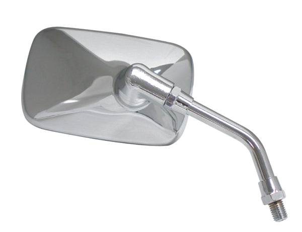 Ken Sean Mini Chrome Rectangular Mirror Bolt-on
