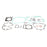 VertexWinderosa Complete Engine Gasket Kit Fits Honda - 059275