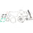 VertexWinderosa Complete Gasket Set with Oil Seals - 811 Fits KTM - 059759