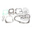 VertexWinderosa Complete Gasket Set with Oil Seals - 811 Fits Kawasaki, Fits Suzuki - 059773