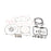 VertexWinderosa Complete Gasket Set with Oil Seals - 811 Fits Kawasaki - 059796