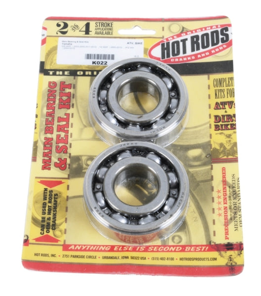 Hot Rods Crankshaft Bearing Kit Fits Yamaha - Dirt bikes, ATV