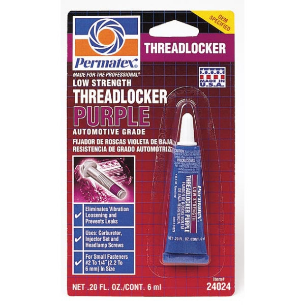 Permatex Purple Low Strength Threadlocker Gel