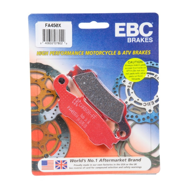 EBC  “X” Series Moto-X Sport & Enduro Brake Pad Organic