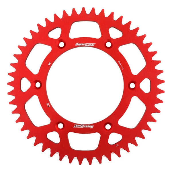 Supersprox MX Aluminium Rear Drive Sprocket Fits Honda - Rear