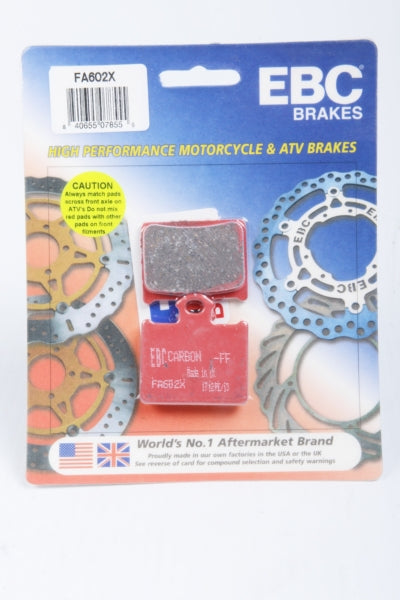 EBC  “X” Series Moto-X Sport & Enduro Brake Pad Organic