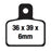 EBC  Organic Brake Pad Organic