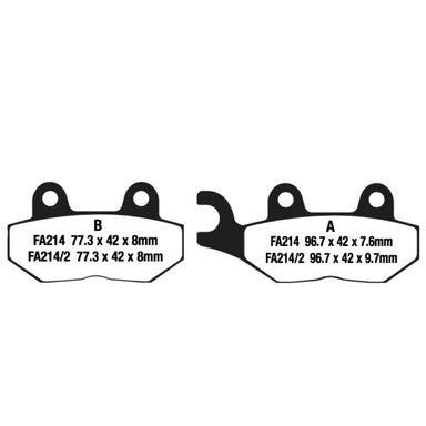 EBC  V-Pad Brake Pad Organic