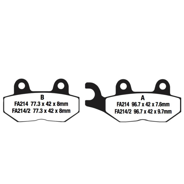 EBC  V-Pad Brake Pad Organic