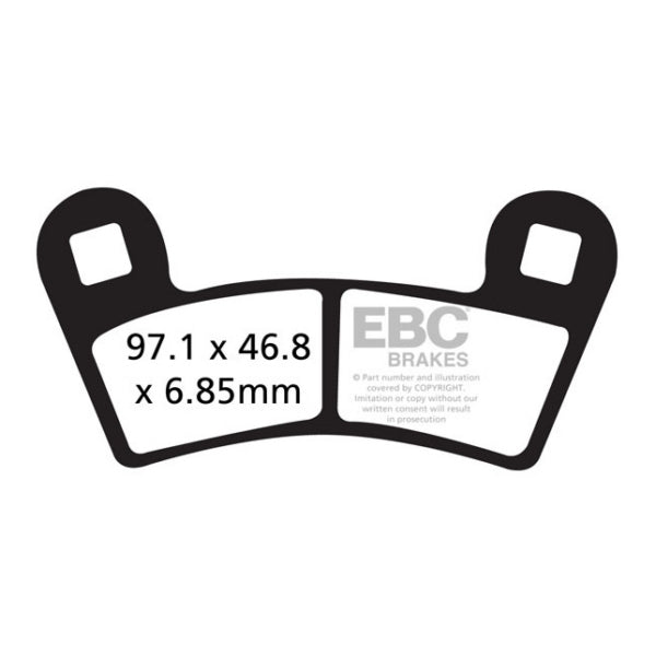 EBC  "SV" Severe Duty Brake Pad Sintered metal
