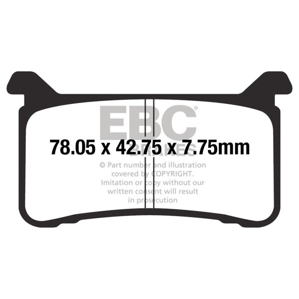EBC  EPFA Series Road Race Brake Pad Sintered metal