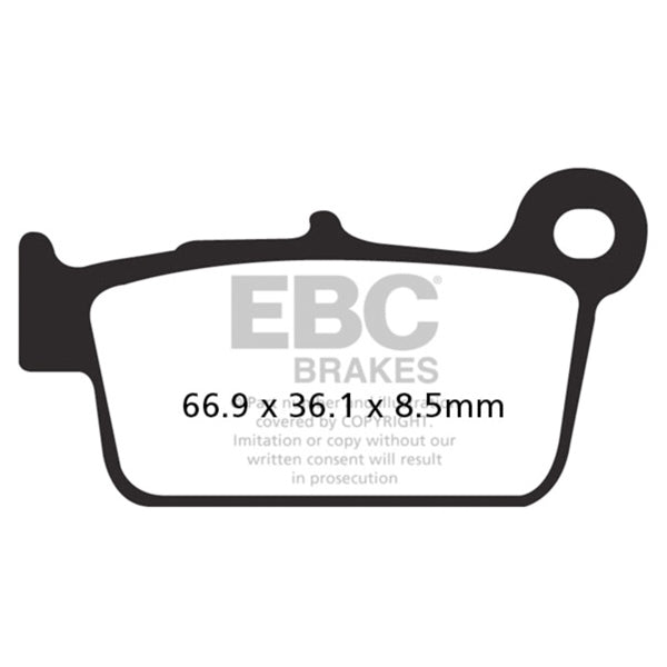 EBC  “R“ Long Life Sintered Brake Pad Sintered metal