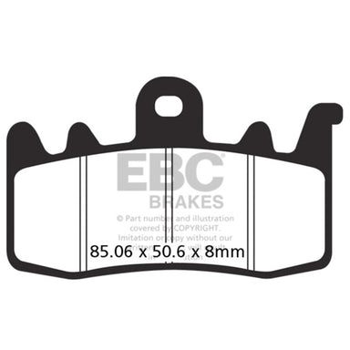 EBC  GPFAX Sintered Race Brake Pad Sintered metal