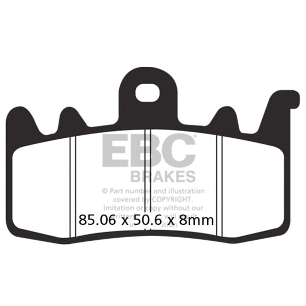 EBC  GPFAX Sintered Race Brake Pad Sintered metal
