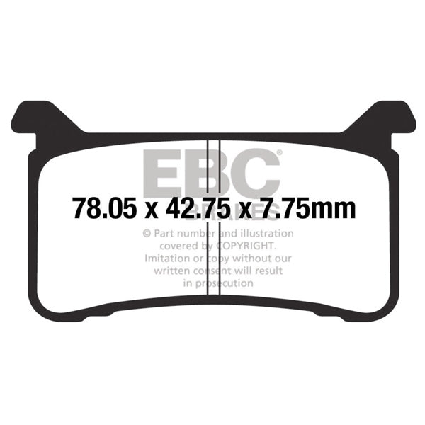 EBC  GPFAX Sintered Race Brake Pad Sintered metal
