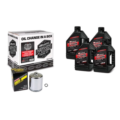 Maxima V-Twin Cam Quick Oil Change Kit 20W50