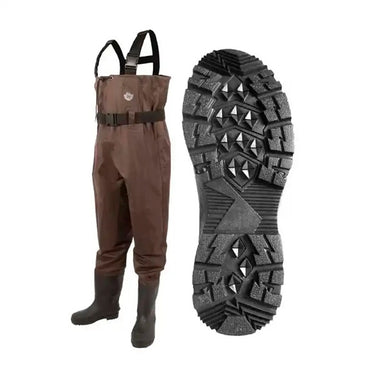 Green Trail StreamFeather Chest Wader - Traction Sole
