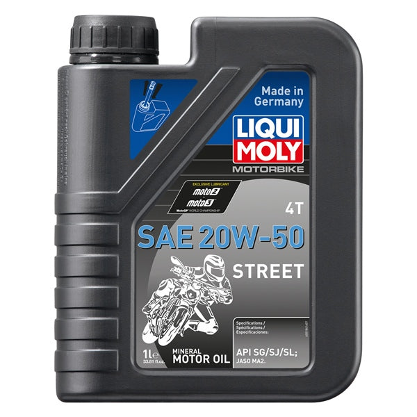 Liqui Moly Oil 4T Mineral Street 20W50