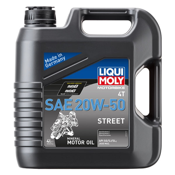 Liqui Moly Oil 4T Mineral Street 20W50