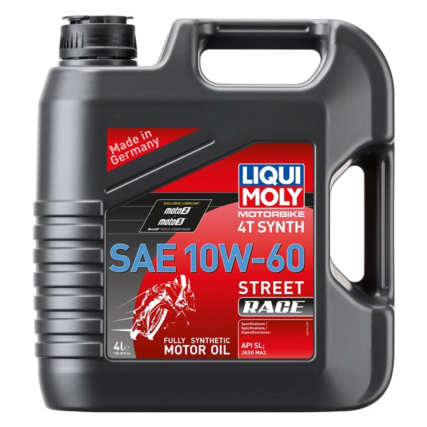 Liqui Moly Oil 4T Synthetic Street Race 10W60
