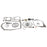 VertexWinderosa Complete Gasket Set with Oil Seals - 811 Fits Yamaha - 159511