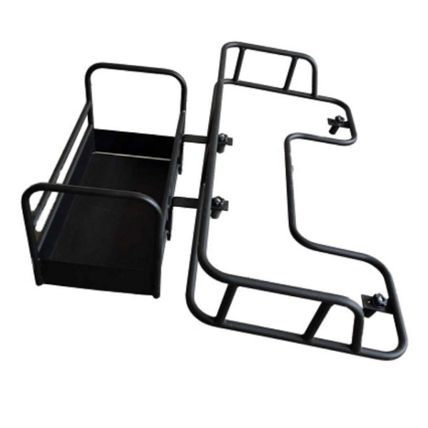 Hornet Outdoors Flat Rack with Raised Rail and Fuel Can