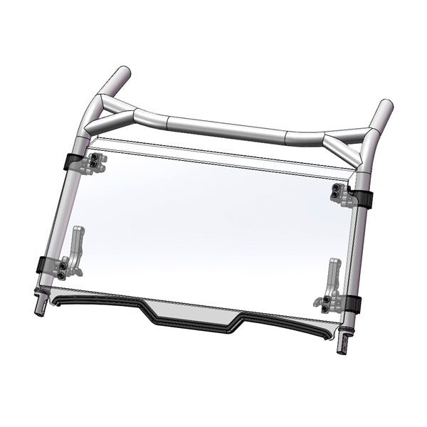 Direction 2 Tilt Windshield - Scratch Resistant Fits Polaris