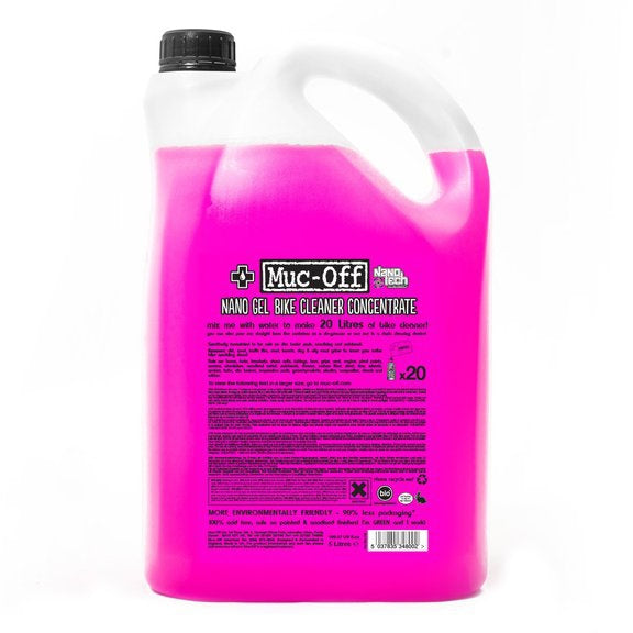 Muc-Off Bio Nano Gel Concentrate Cleaner 5 L / 1.32 G, 169 oz