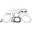 VertexWinderosa Complete Gasket Set with Oil Seals - 811 Fits Kawasaki - 189787