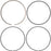 VertexWinderosa Piston Ring Set Fits Beta