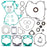 VertexWinderosa Complete Gasket Set with Oil Seals - 811 Fits Gas Gas, Fits Husqvarna, Fits KTM - 189867