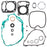 VertexWinderosa Complete Gasket Set with Oil Seals - 811 Fits Honda - 189896