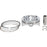 VertexWinderosa Forged Big Bore Piston Kit Fits Honda - 250 cc