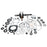 VertexWinderosa Complete Engine Kit Fits Honda