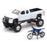 New Ray Toys Chevrolet Silverado Pick Up with Yamaha Dirt Bike Scale Model