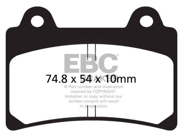 EBC  V-Pad Brake Pad Organic