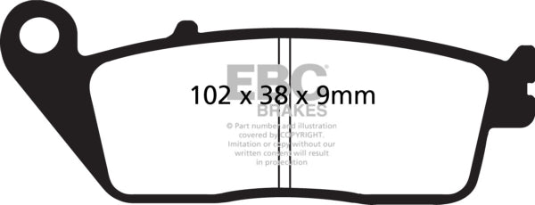 EBC  V-Pad Brake Pad Organic